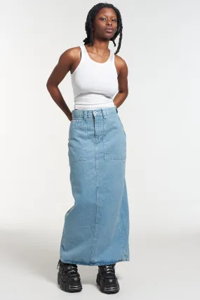 Carpenter Maxi Skirt - Blue