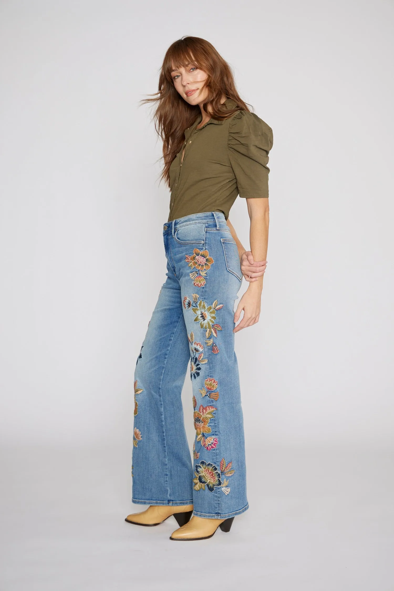 Charlee Wide Leg - Azur Vintage