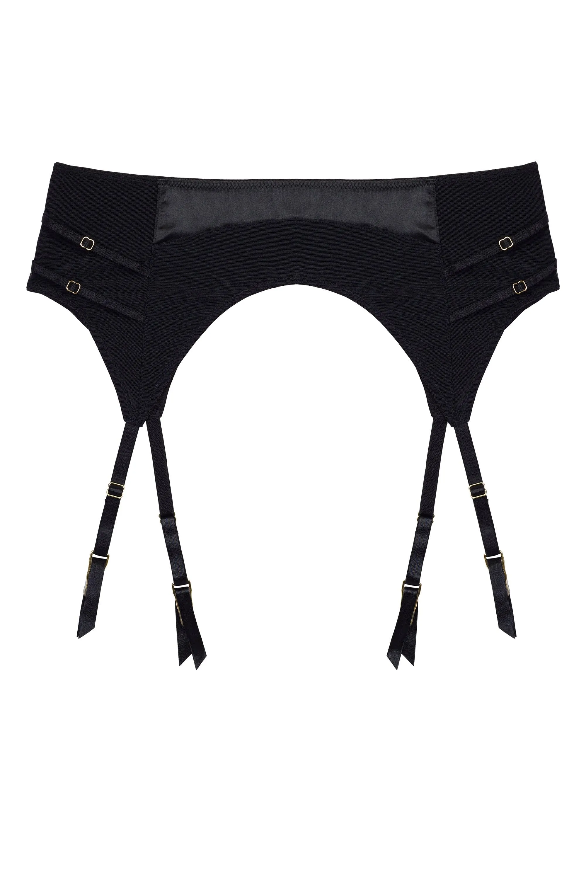 Charlie Black Cut-out Suspender Belt