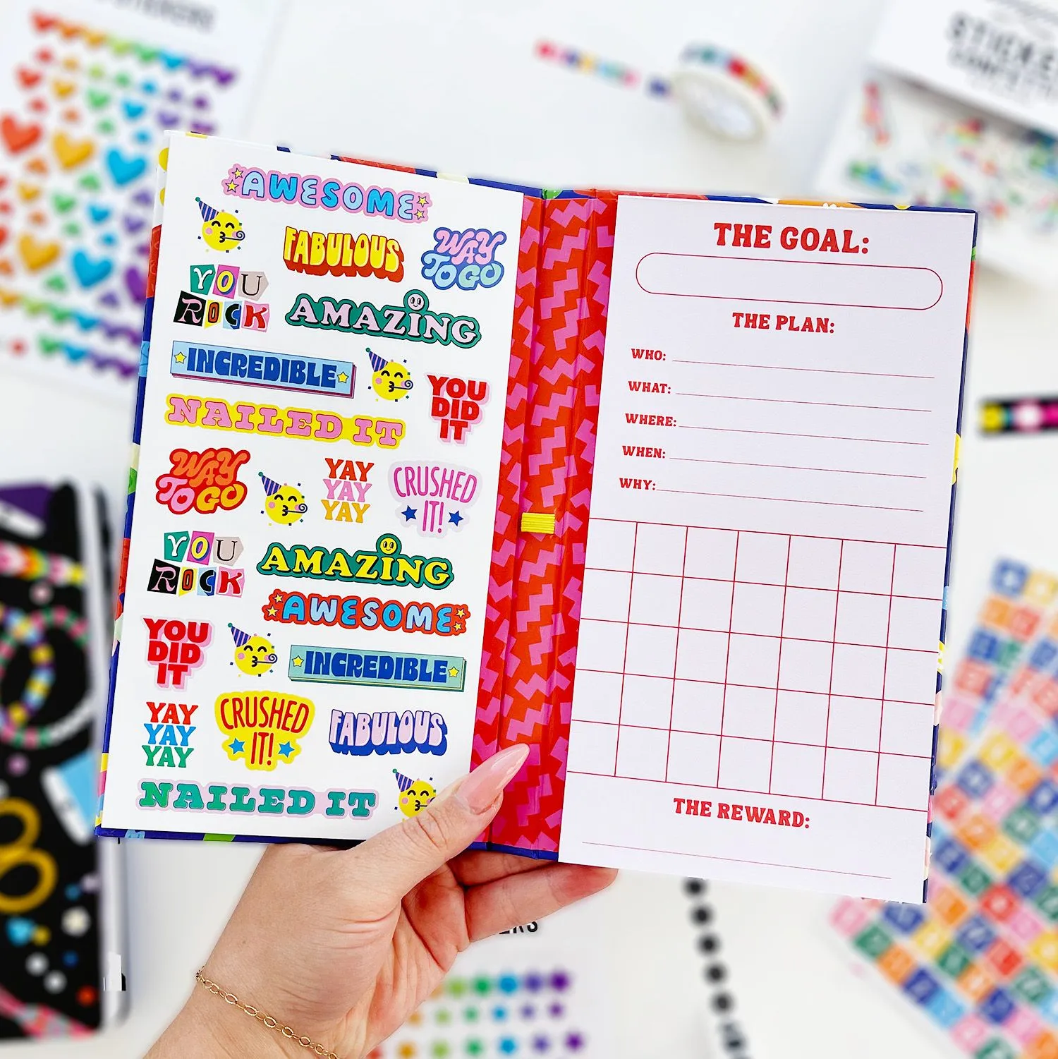 Classic Candy Sticker Habit Tracker