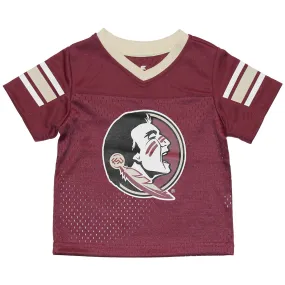 Colosseum Toddler Seminole Logo Football Jersey - Garnet