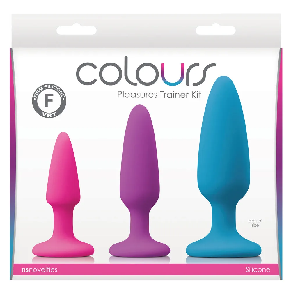 Colours Pleasures Silicone Anal Plug Trainer Kit