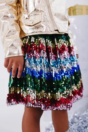 Confetti Sequin Skirt