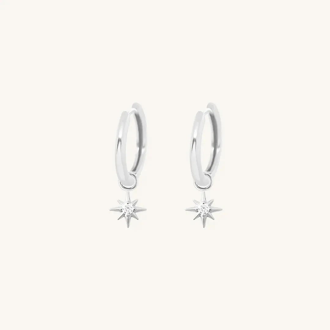 Contentment Star Plain Hoops