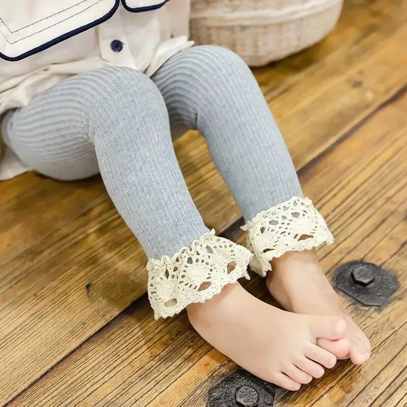 Cotton Embroidered Leggings for Girls