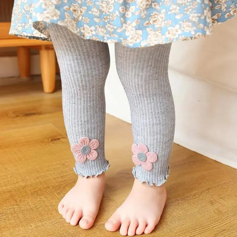 Cotton Embroidered Leggings for Girls