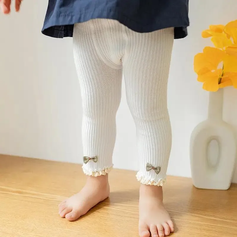 Cotton Embroidered Leggings for Girls