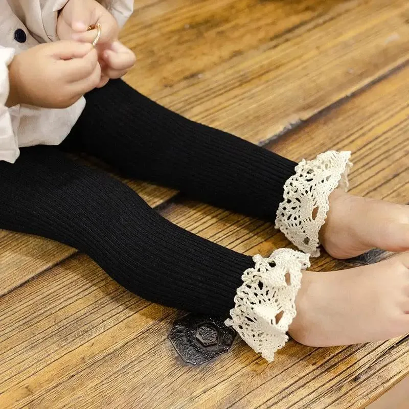 Cotton Embroidered Leggings for Girls