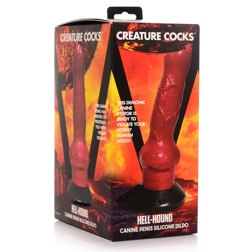 Creature Cocks Hell Hound Silicone Knotted Dildo