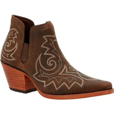 Crushâ by DurangoÂ Womens Coffee Brown Western Fashion Bootie