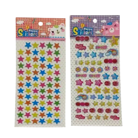 Cute Stars Theme 3D Stickers