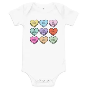 Deaf Community Hearts Onesie