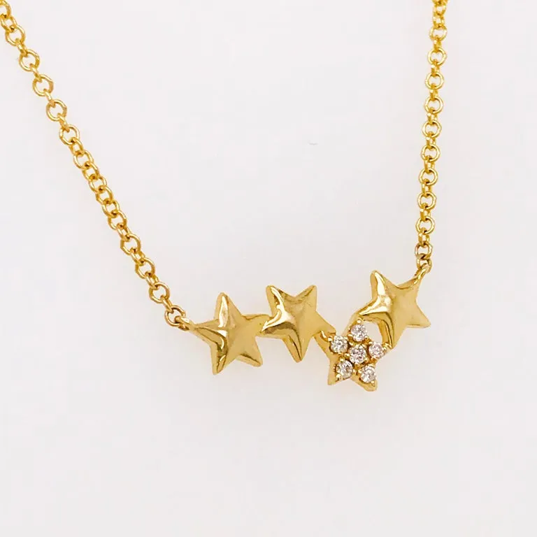 Diamond Star Constellation Necklace