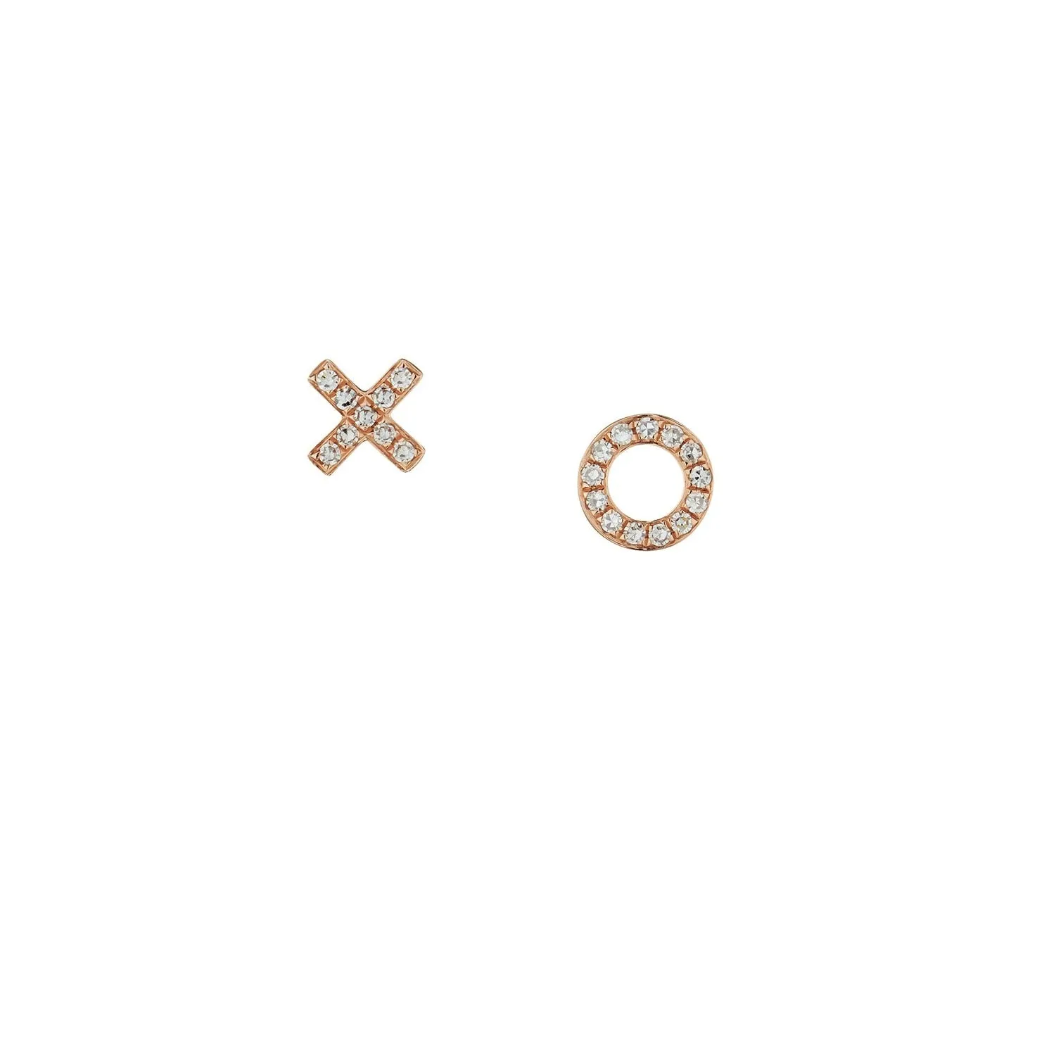 DIAMOND XO STUDS