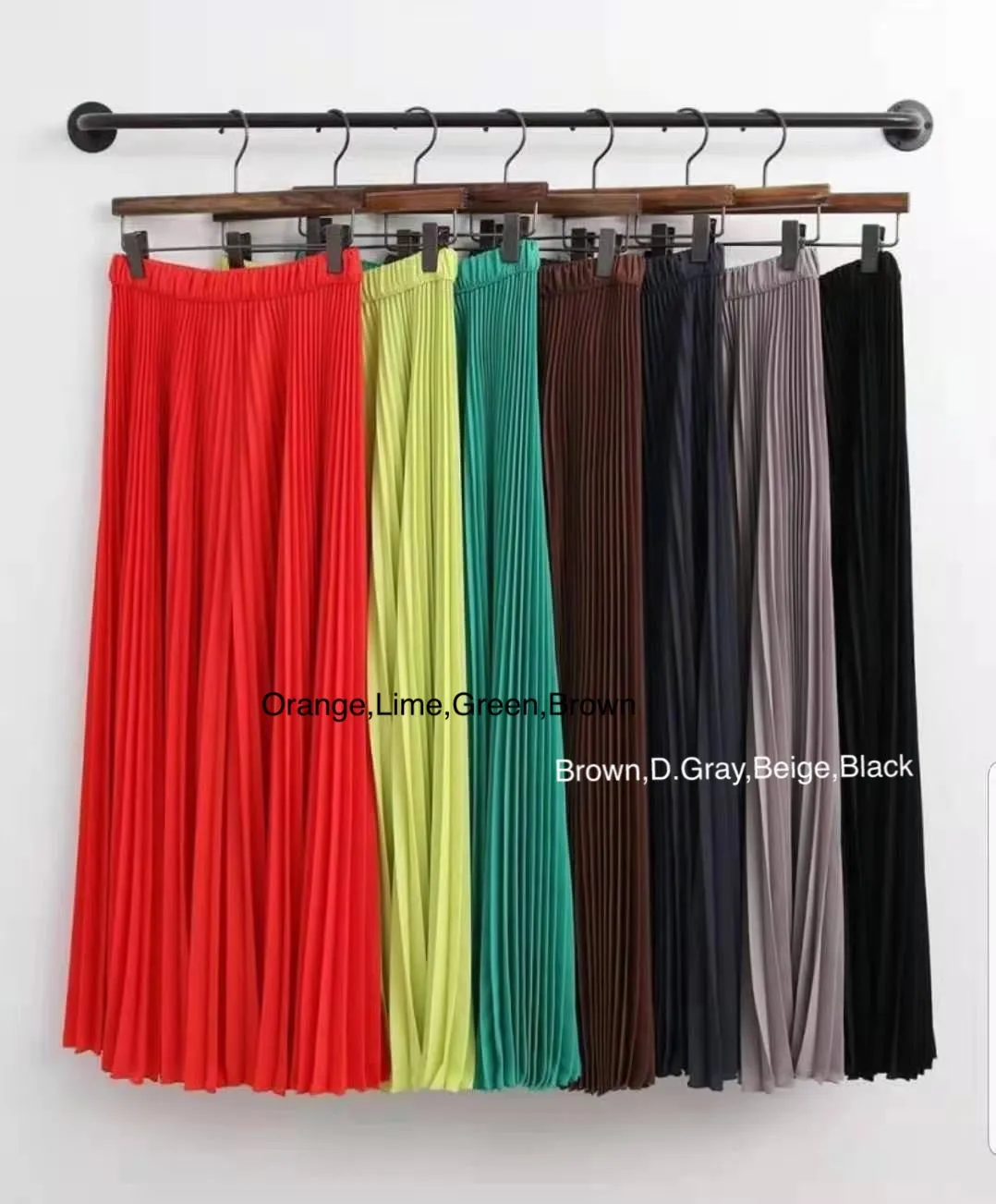 Elyse Pleat Wide Leg Pants_ 10 Colors