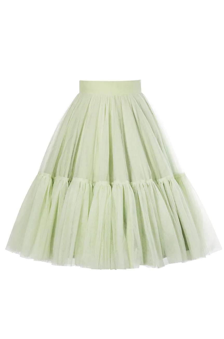 Elysian Tulle Skirt  (Mint)