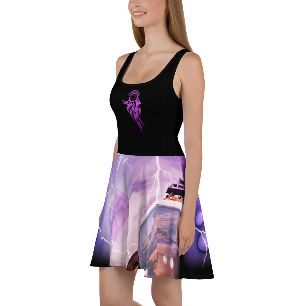 Epic Wolf Van Skater Dress