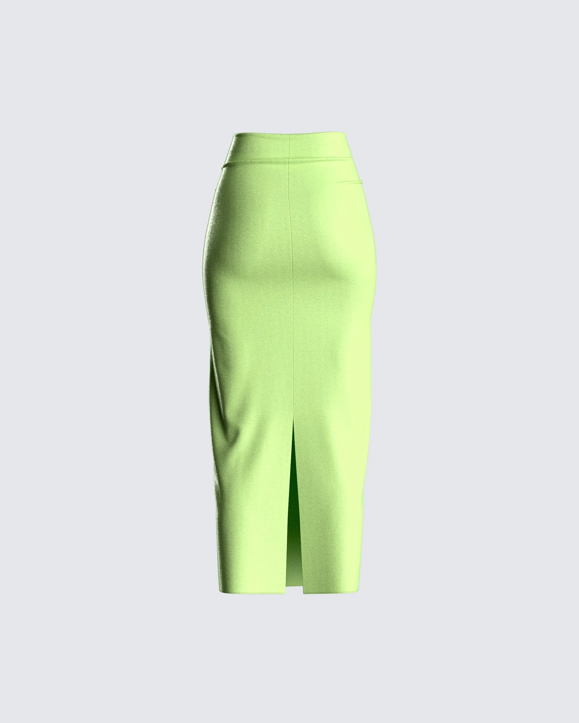 Fallon Light Green Maxi Skirt