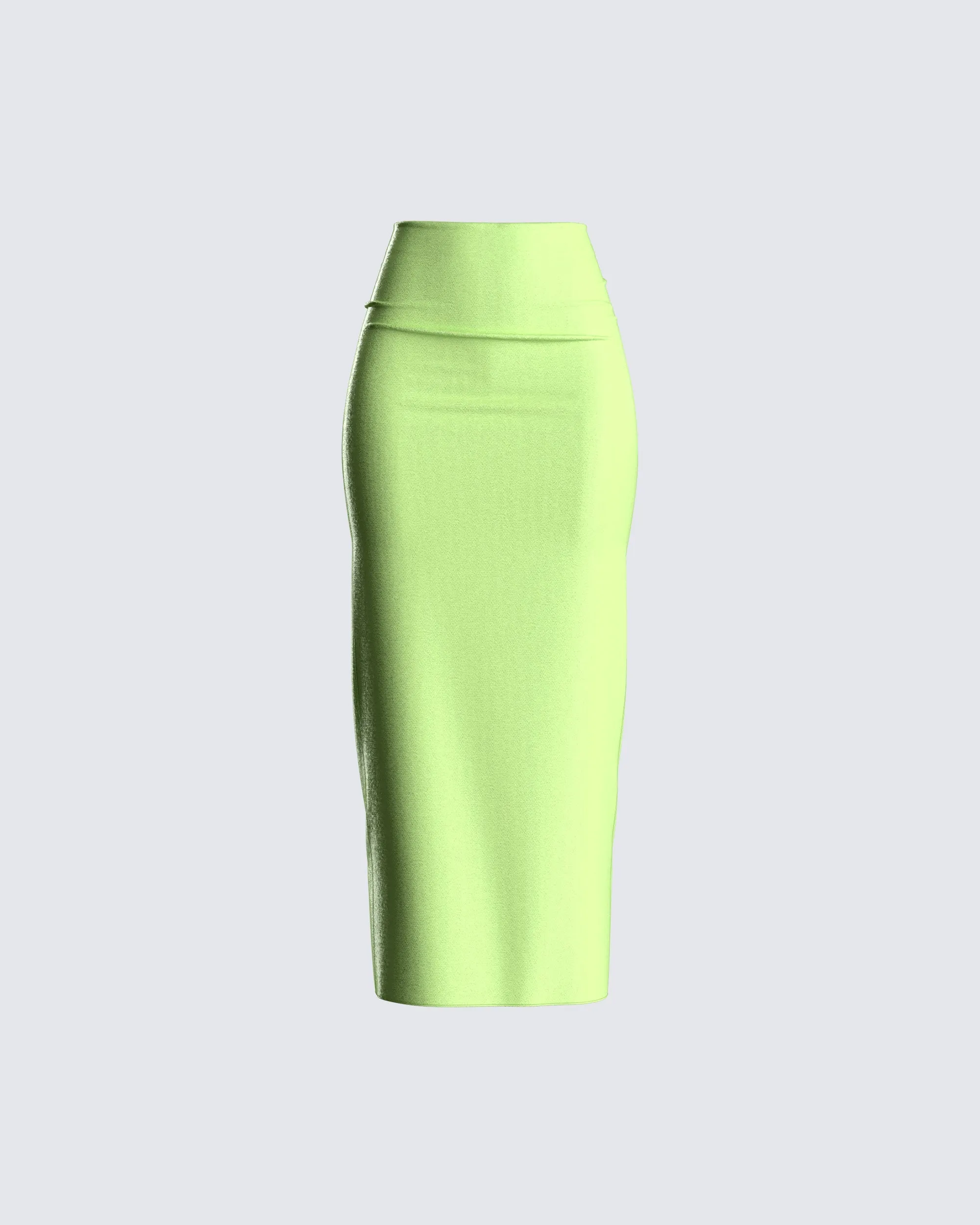 Fallon Light Green Maxi Skirt