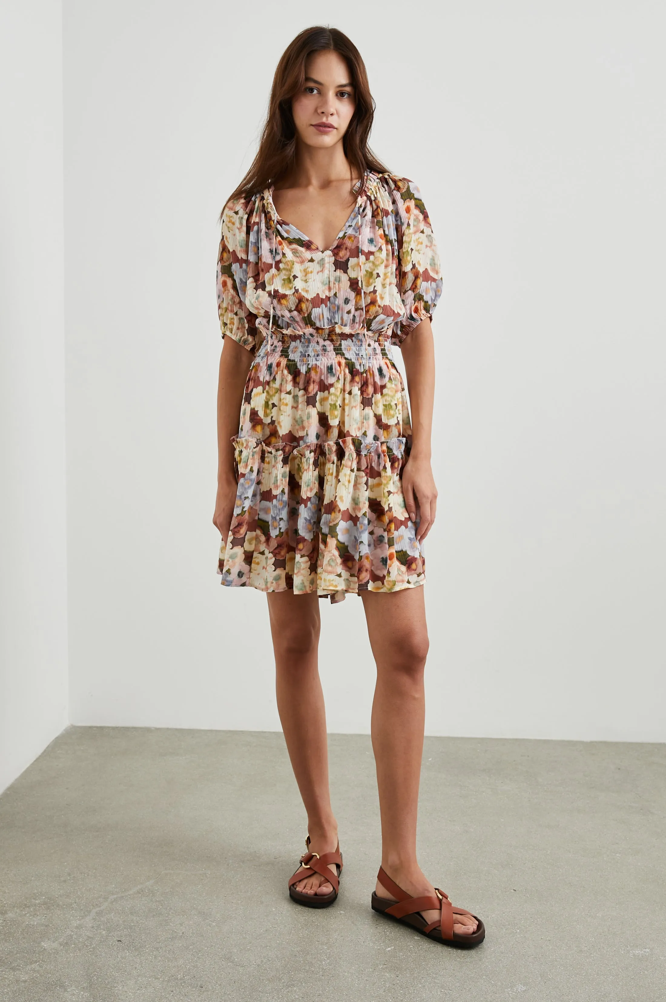 FIORELLA DRESS - PAINTED FLORAL