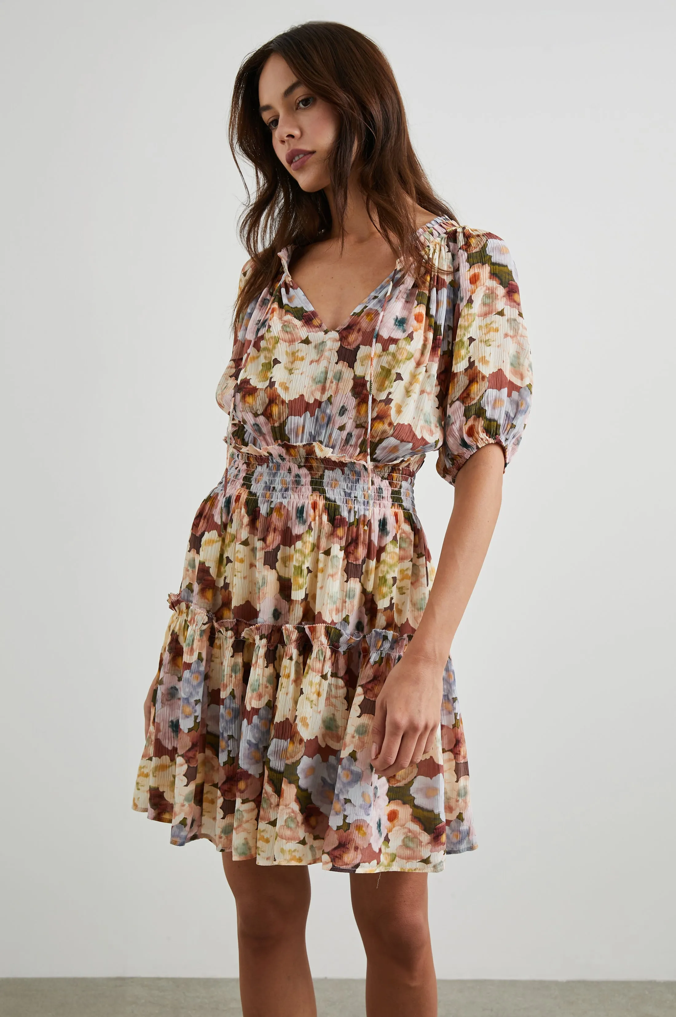 FIORELLA DRESS - PAINTED FLORAL