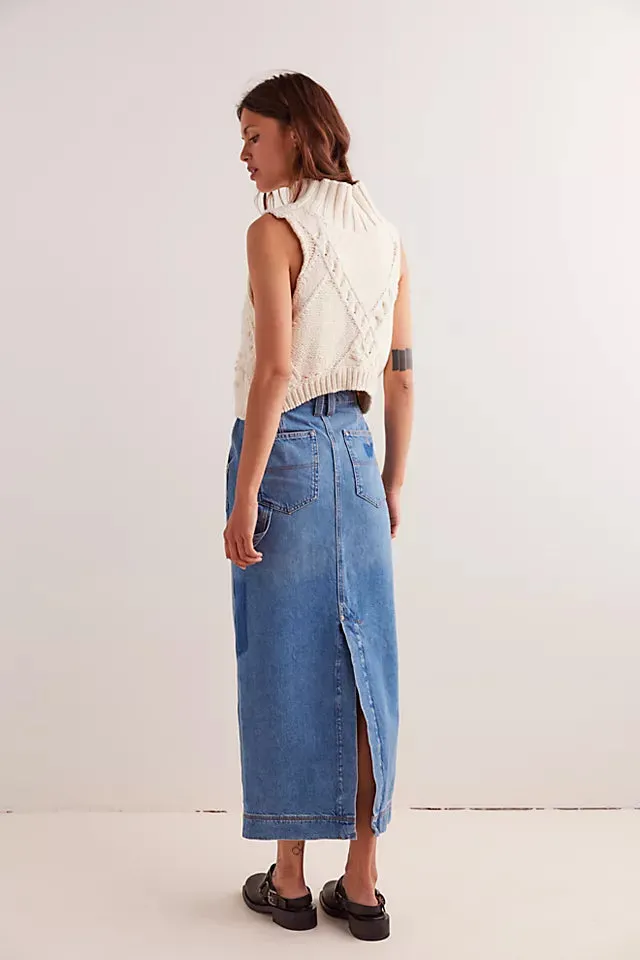 Free People Francisco Denim Maxi