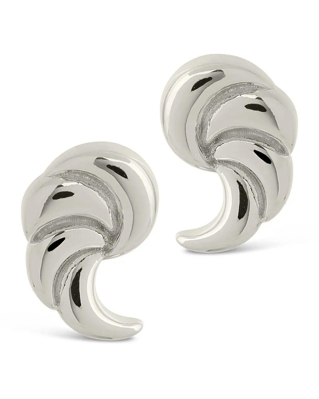 French Horn Stud Earrings