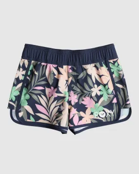 Girls 6-16 Good Waves Only Swim Shorts