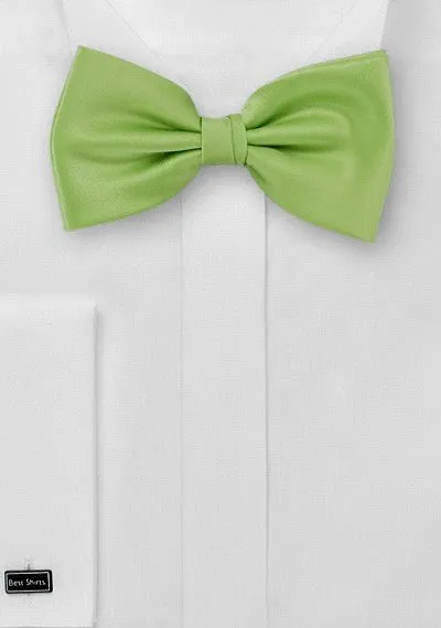 Green Apple Solid Bowtie