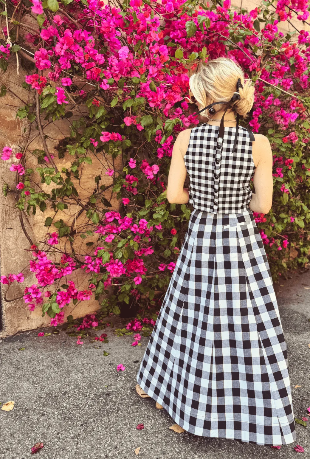 Guest Skirt - Black & White Gingham