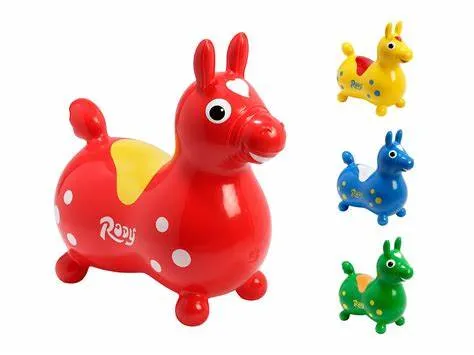 GYMNIC RODY HOPPING HORSE - RED