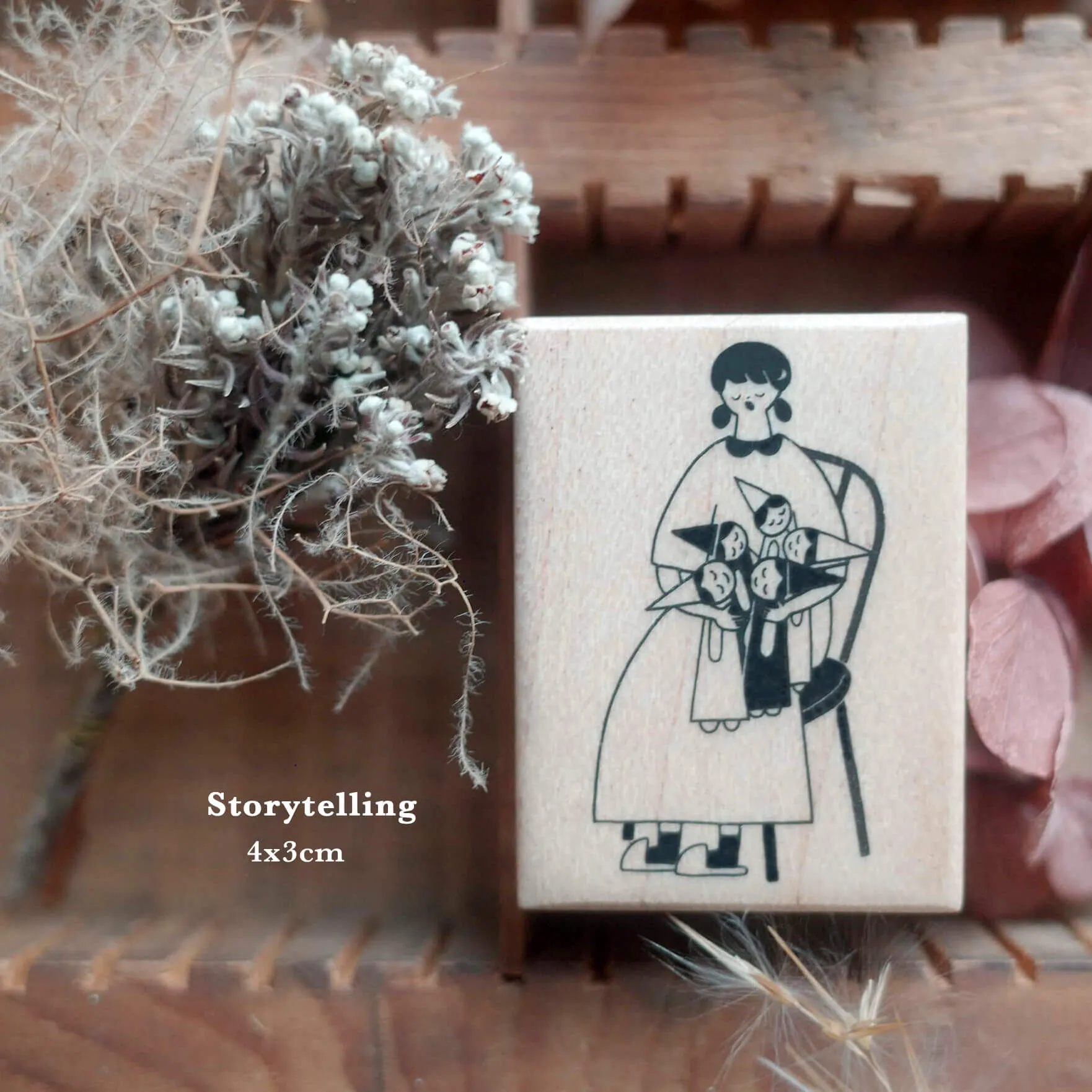 Hanen Studio x Terufuku Rubber Stamp Collection: Special Bouquet