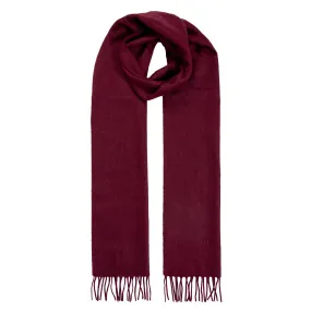 Heritage Plain Cashmere Scarf with Tassels