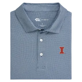 Illinois Range Printed Performance Polo