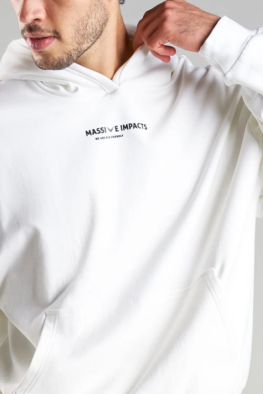 J024MI Organic Cotton & Bamboo Oversized Hoodie