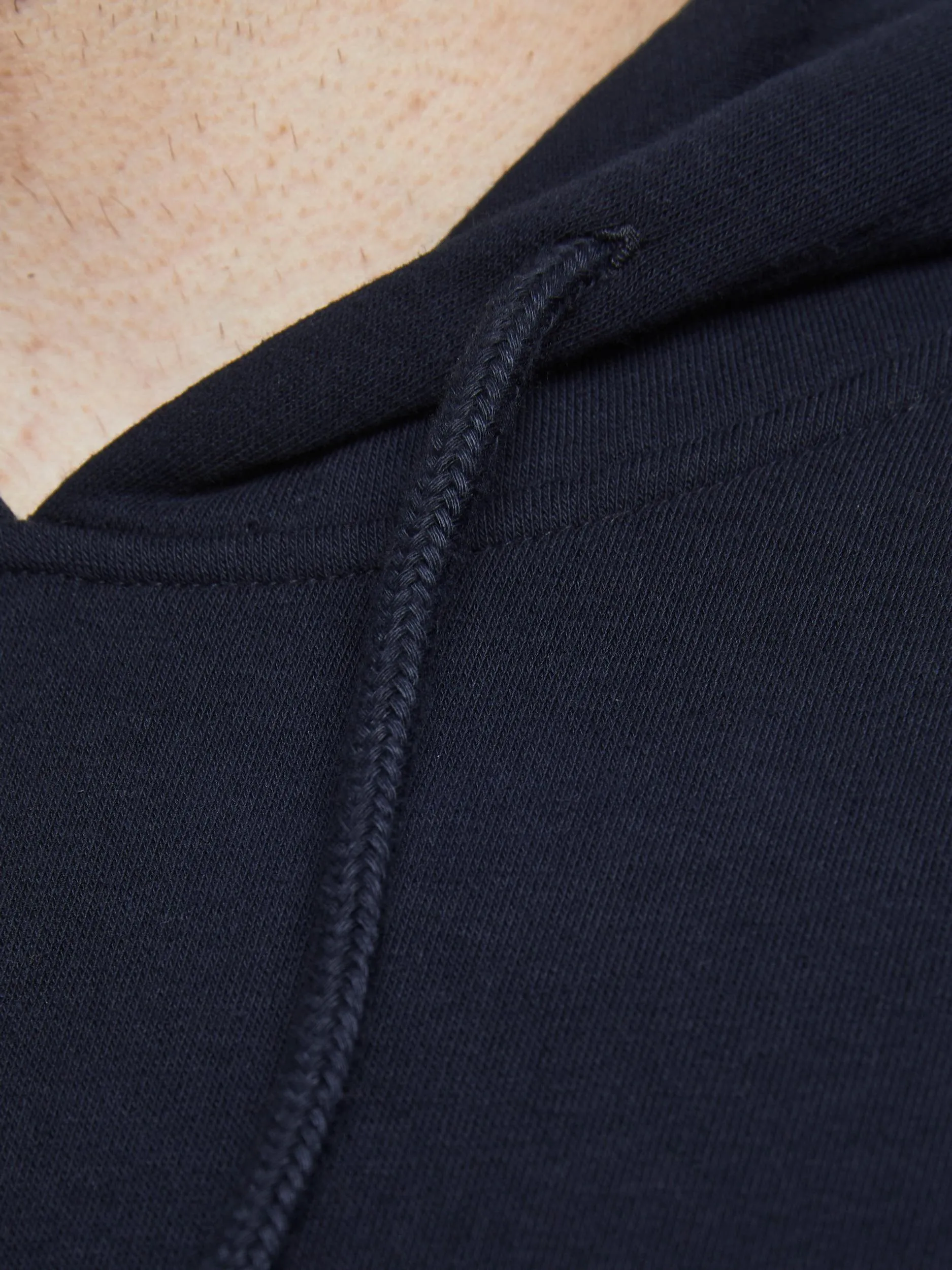 Jack & Jones Brink Navy Plain Hoodie Navy