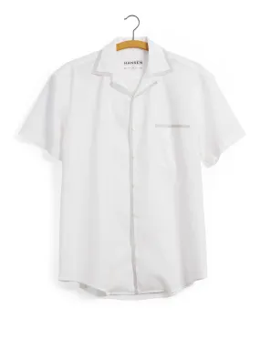 JONNY | Short Sleeve Shirt | White