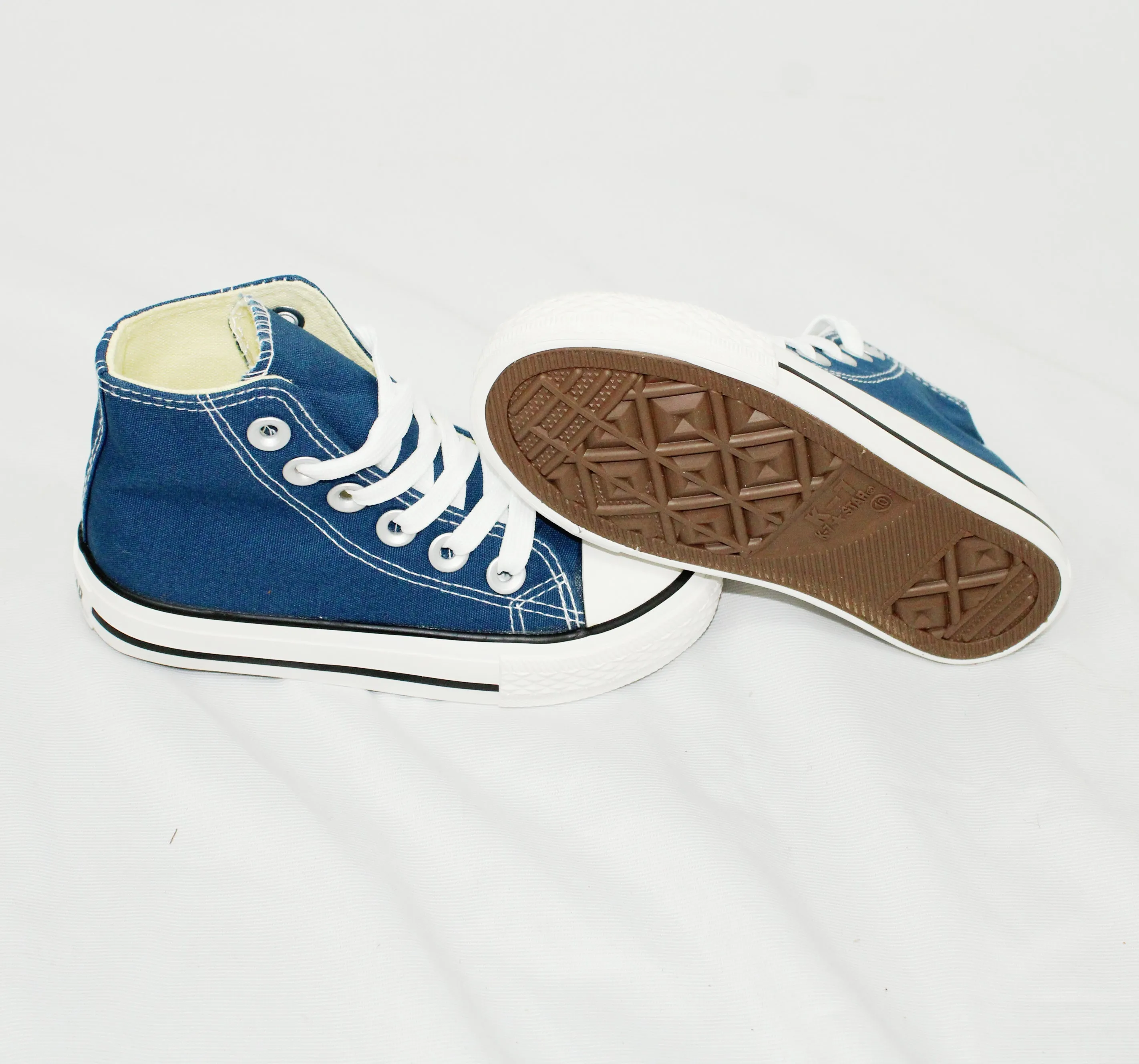 K7 Star Boys Hi Blue Sneaker