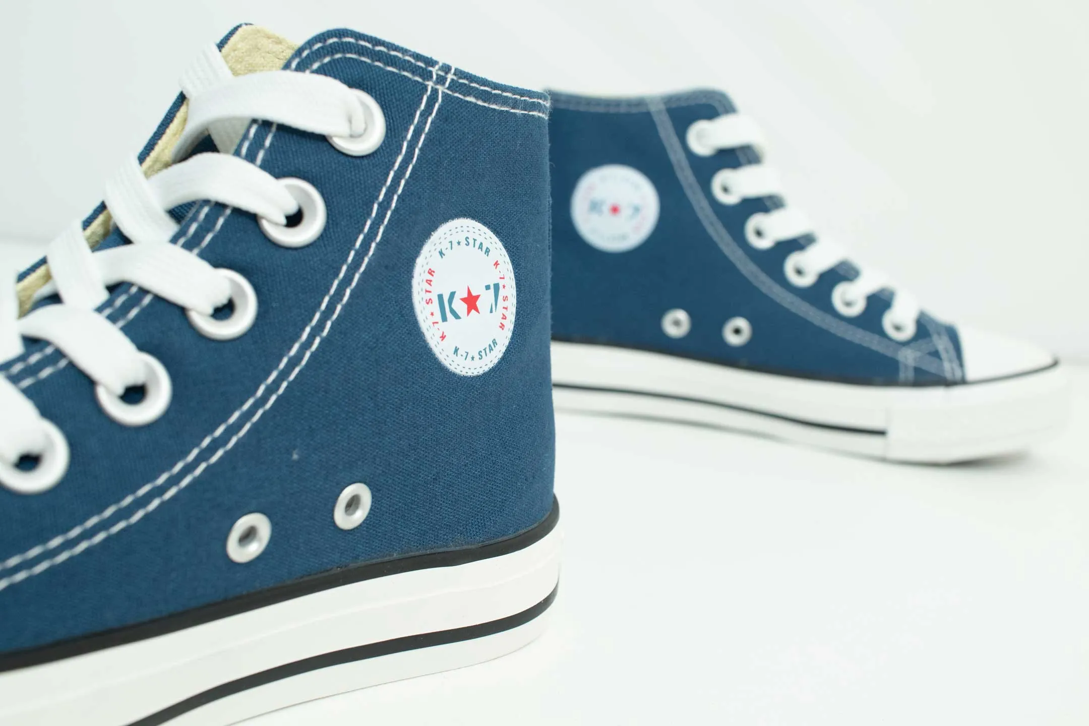 K7 Star Boys Hi Blue Sneaker