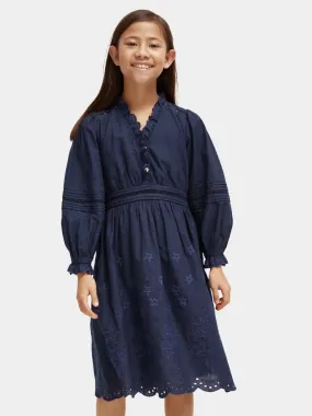 Kids - Broderie anglaise star dress