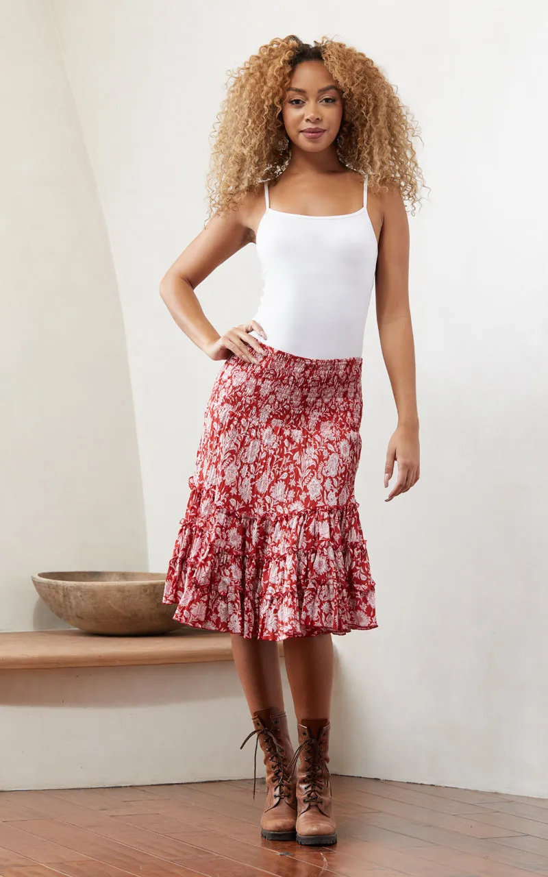 Lola Skirt, Mini, Desert Rose