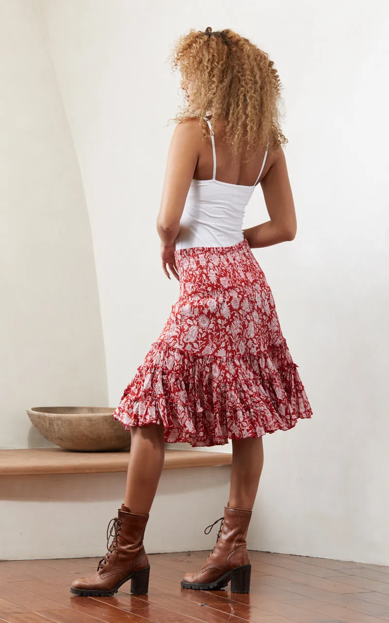 Lola Skirt, Mini, Desert Rose