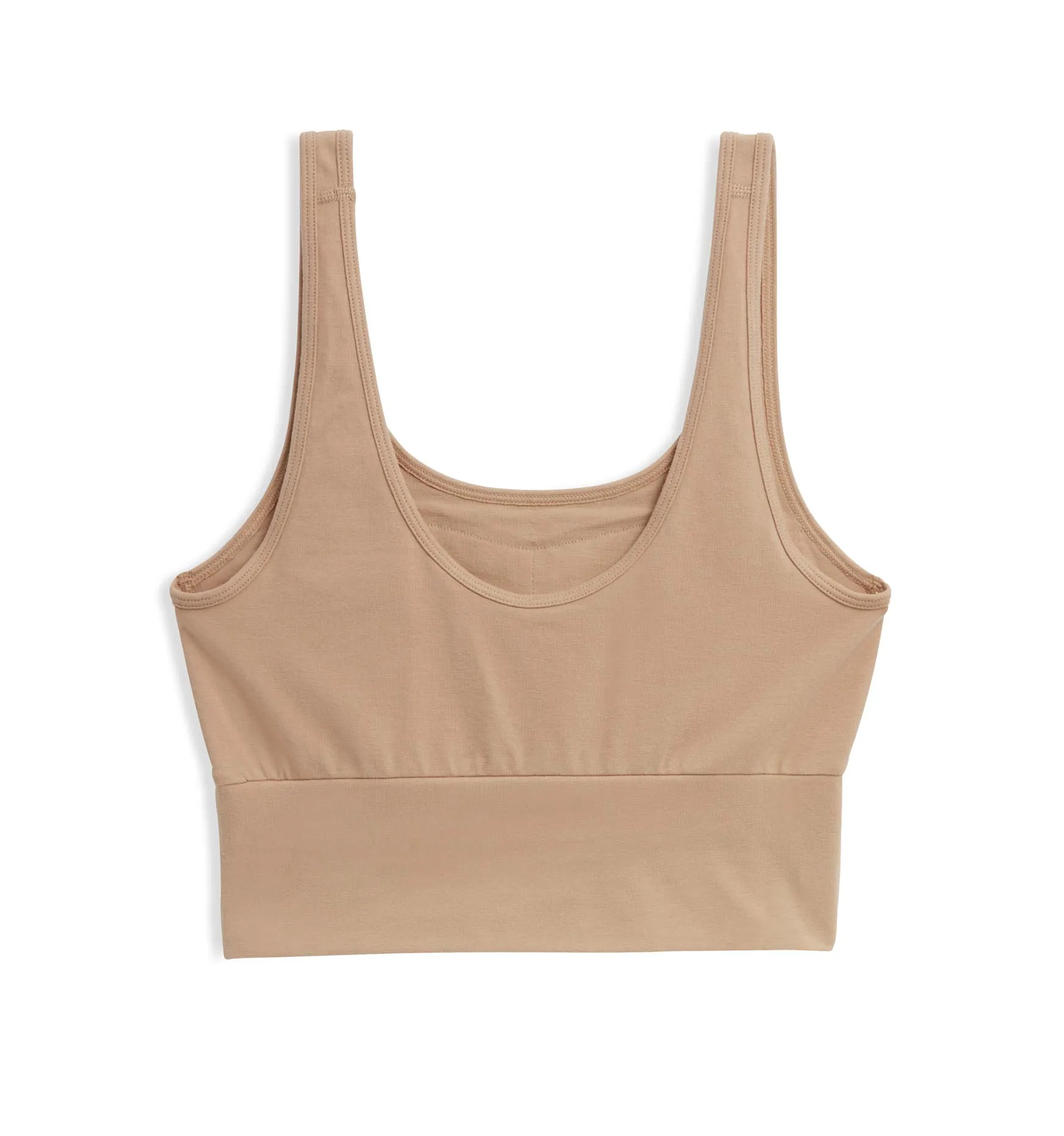 Longline Scoop Bra - Chai