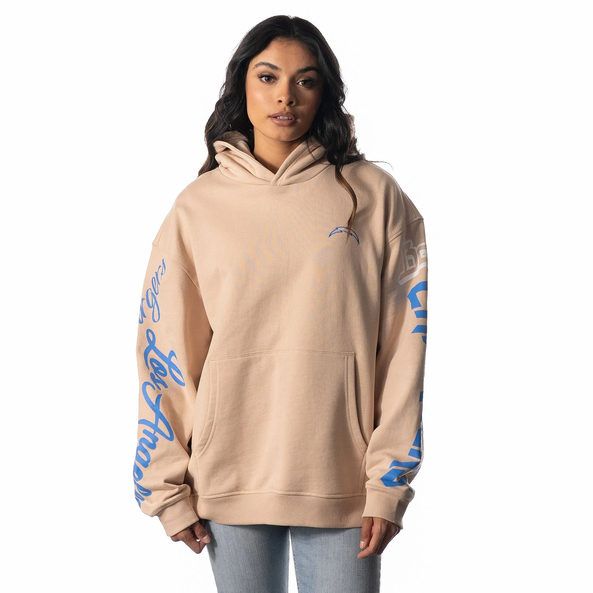 Los Angeles Chargers Graphic Hoodie - Cream