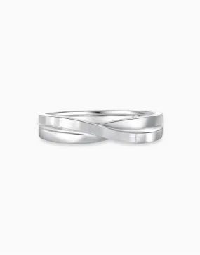 LVC Purete Bliss Wedding Band in Platinum