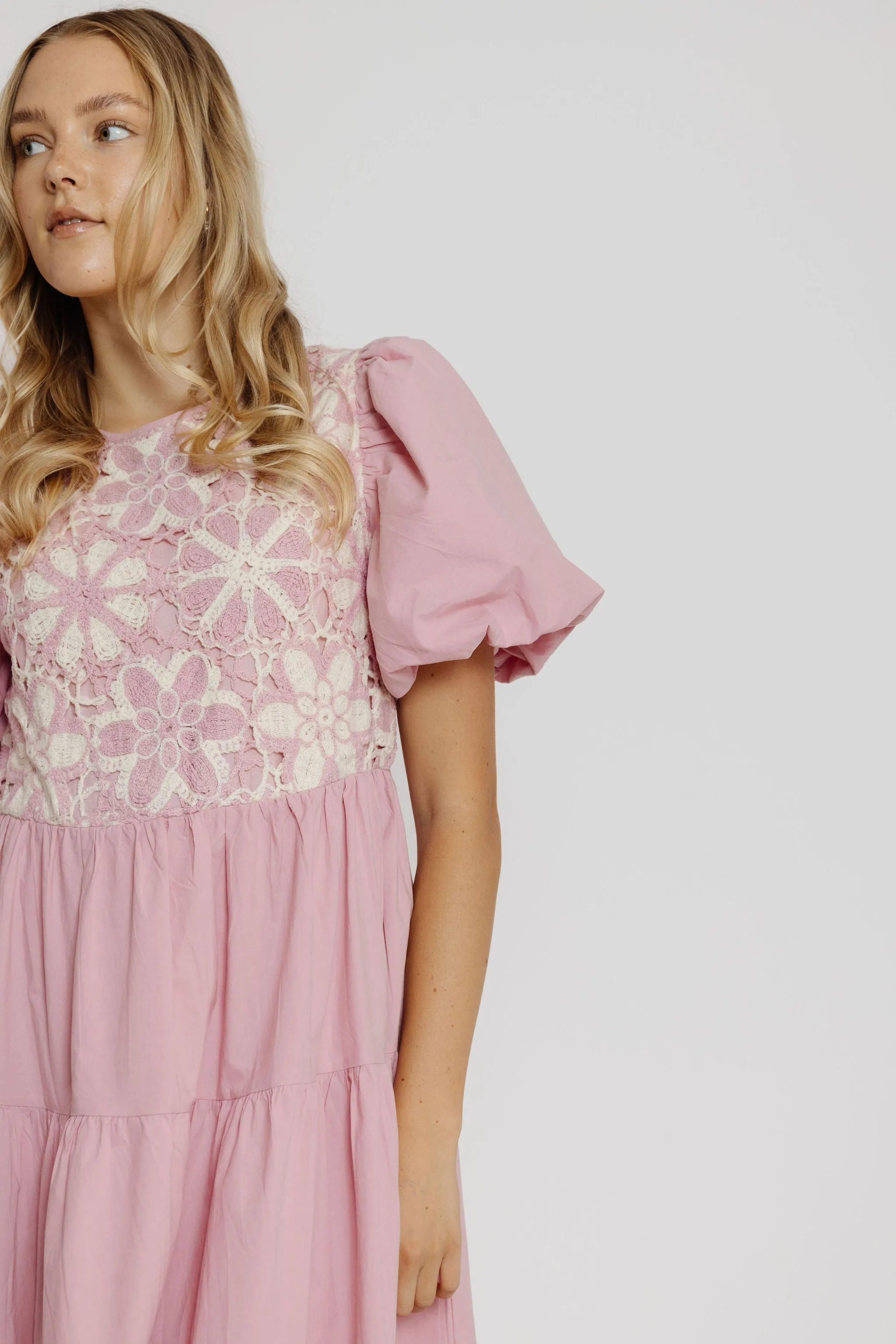 Maddie Dress in Ballerina Pink