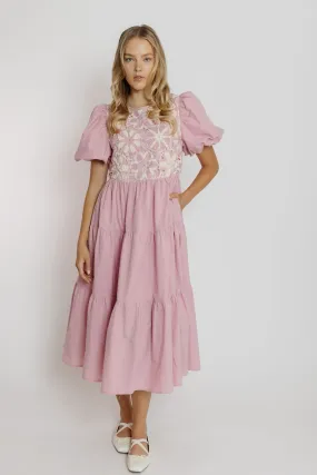 Maddie Dress in Ballerina Pink