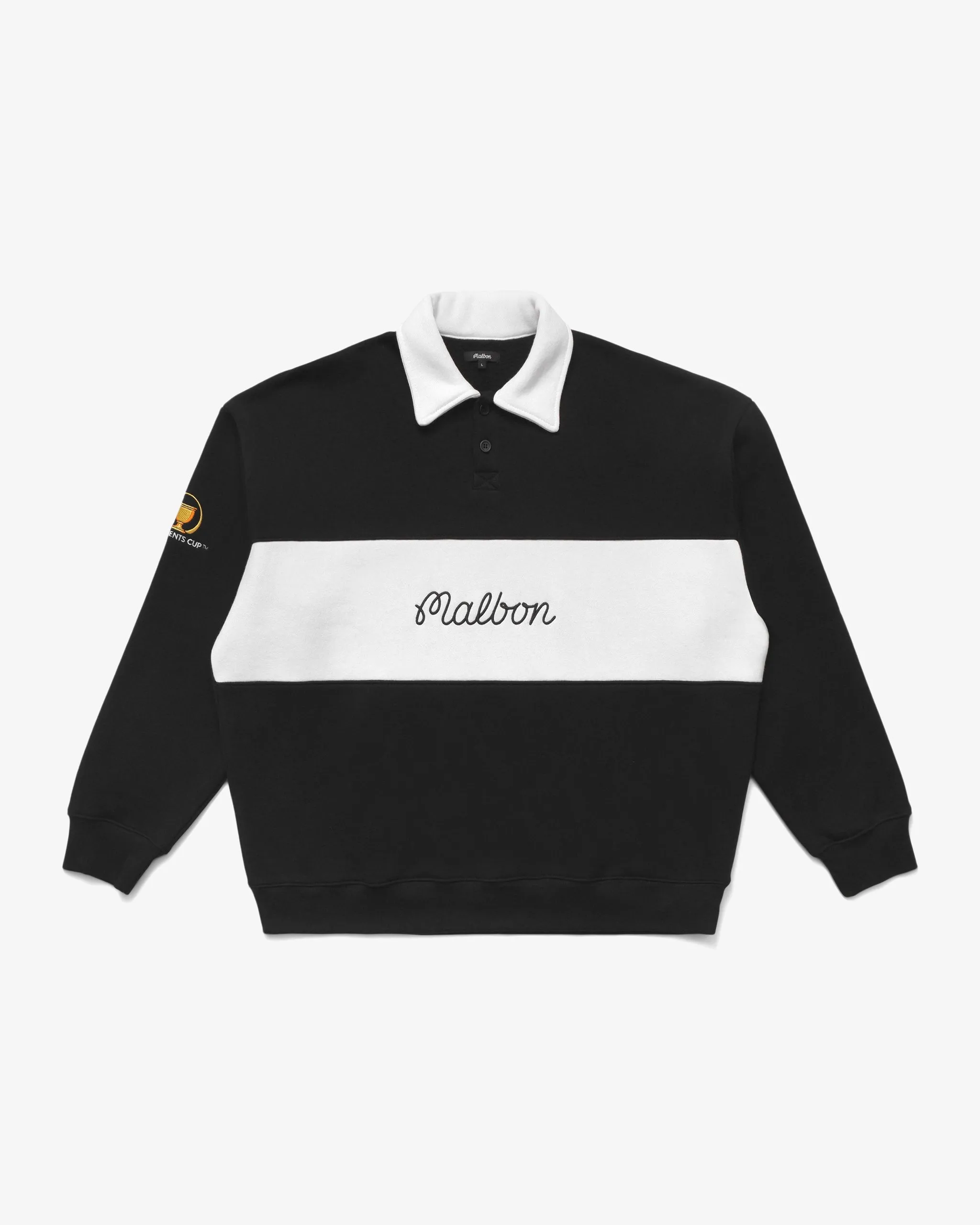 Malbon x President's Cup FLEECE COLLARED CREWNECK