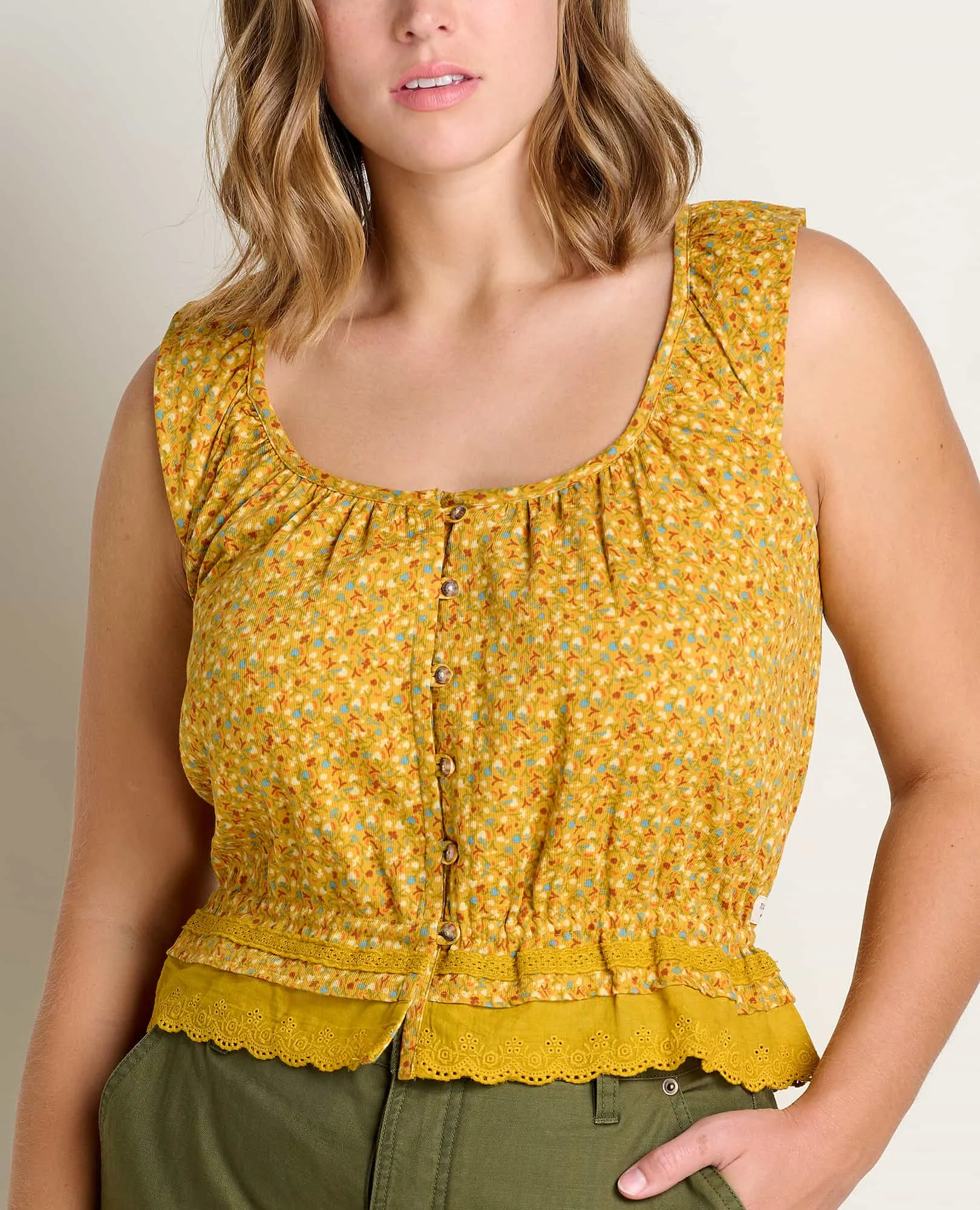 Manzana Ruffle Tank