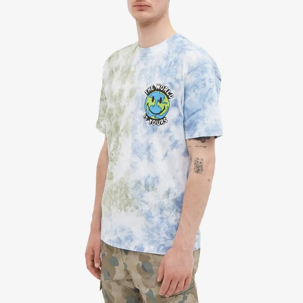 Market Smiley Peace And Harmony World Tee Tie-Dye.